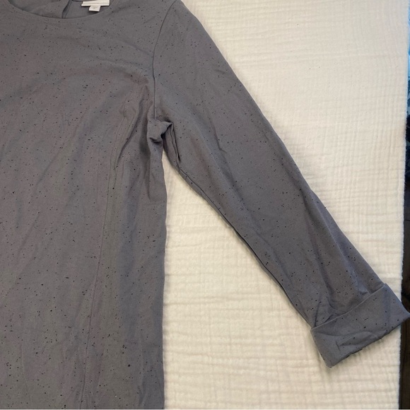 J Jill Gray 3/4 Length Sleeve Classic Mature Size Large Tall - Picture 2 of 16